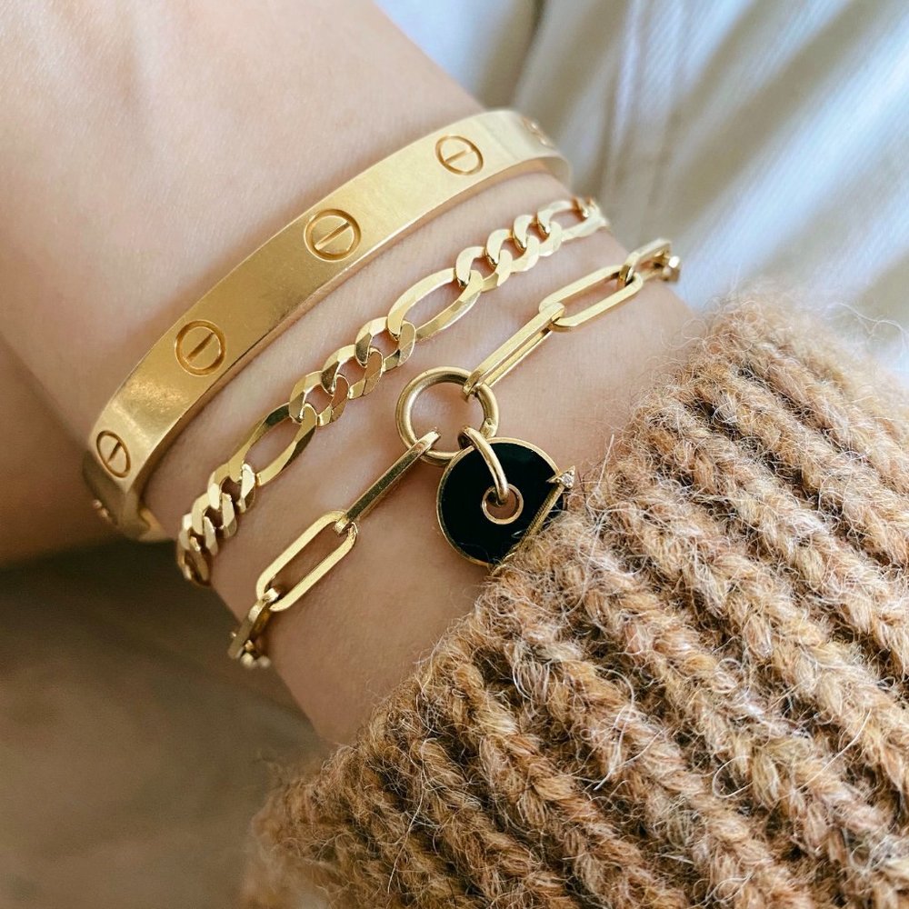 Limited Drop: 18K Gold Vermeil Chain Bracelets - Picture 8 of 16